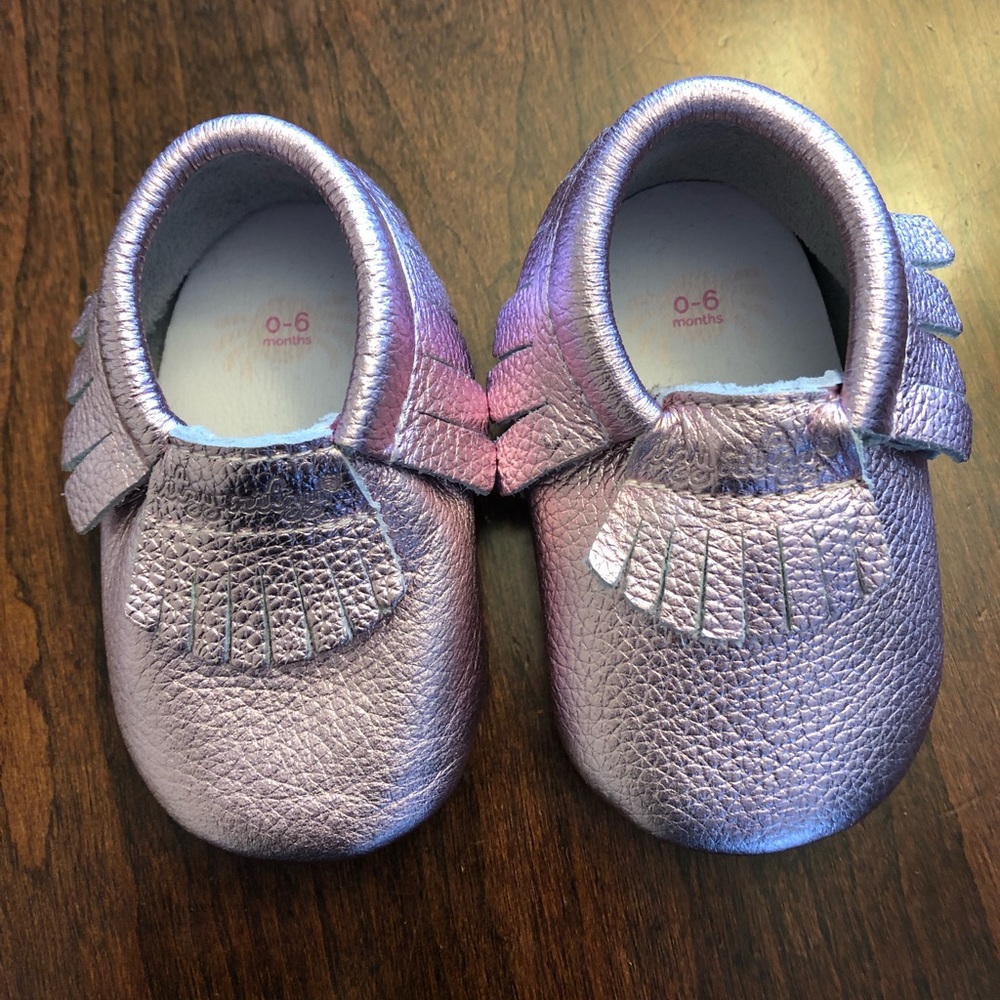 Itzy Ritzy Infant girl moccasins